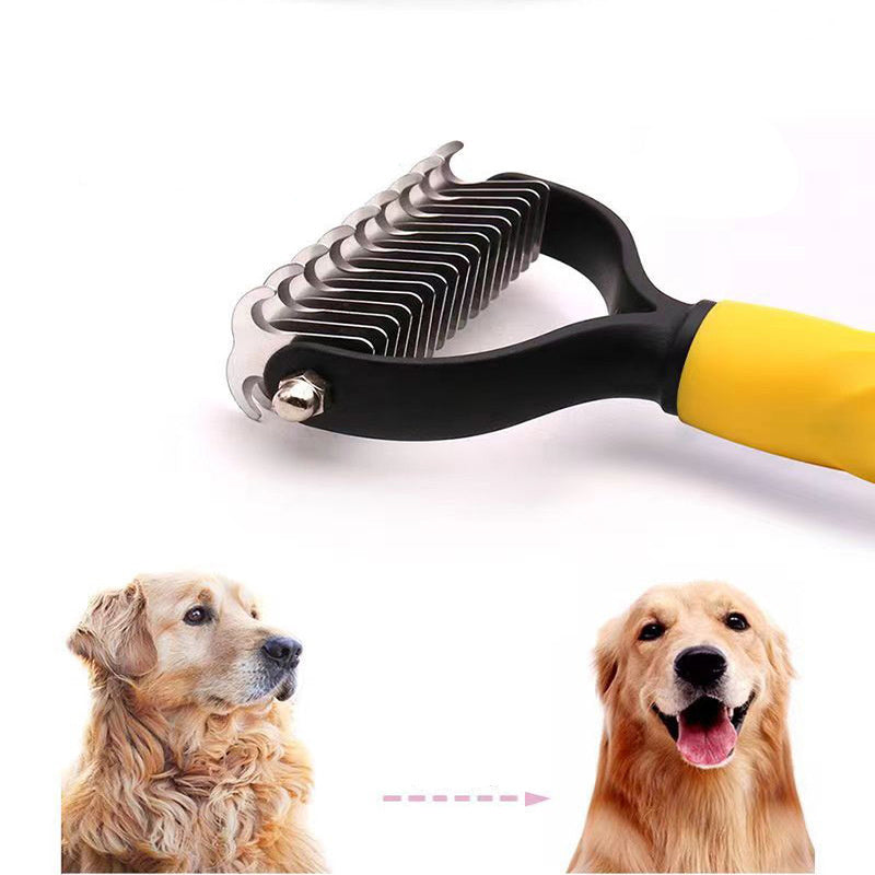 Pet Hair Grooming Tool Dematting Brush