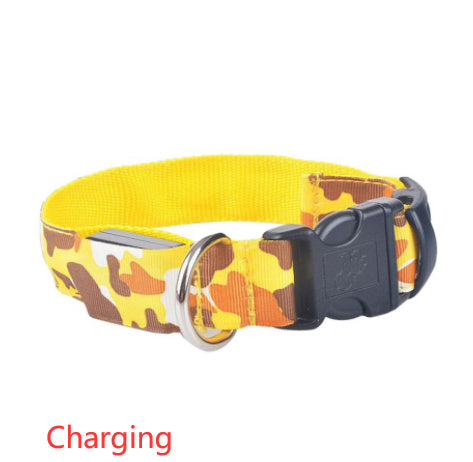 Camouflage pet supplies luminous dog collar