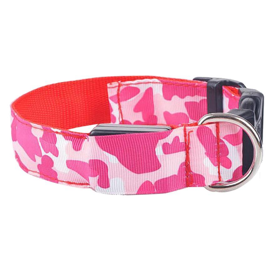 Camouflage pet supplies luminous dog collar