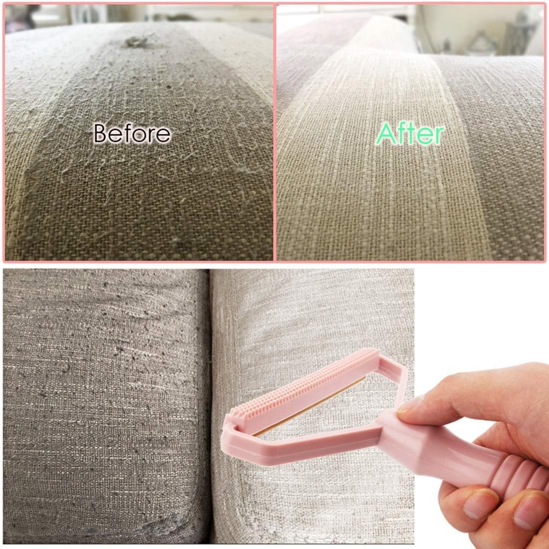 Portable Fabric Shaver Pet Hair Remover  Manual Lint Remover Dog Hair Remover Tool Removing  Dust From Clothing Carpet Furniture Blankets