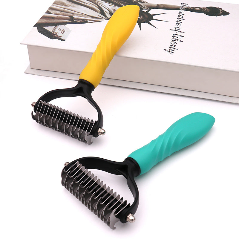 Pet Hair Grooming Tool Dematting Brush